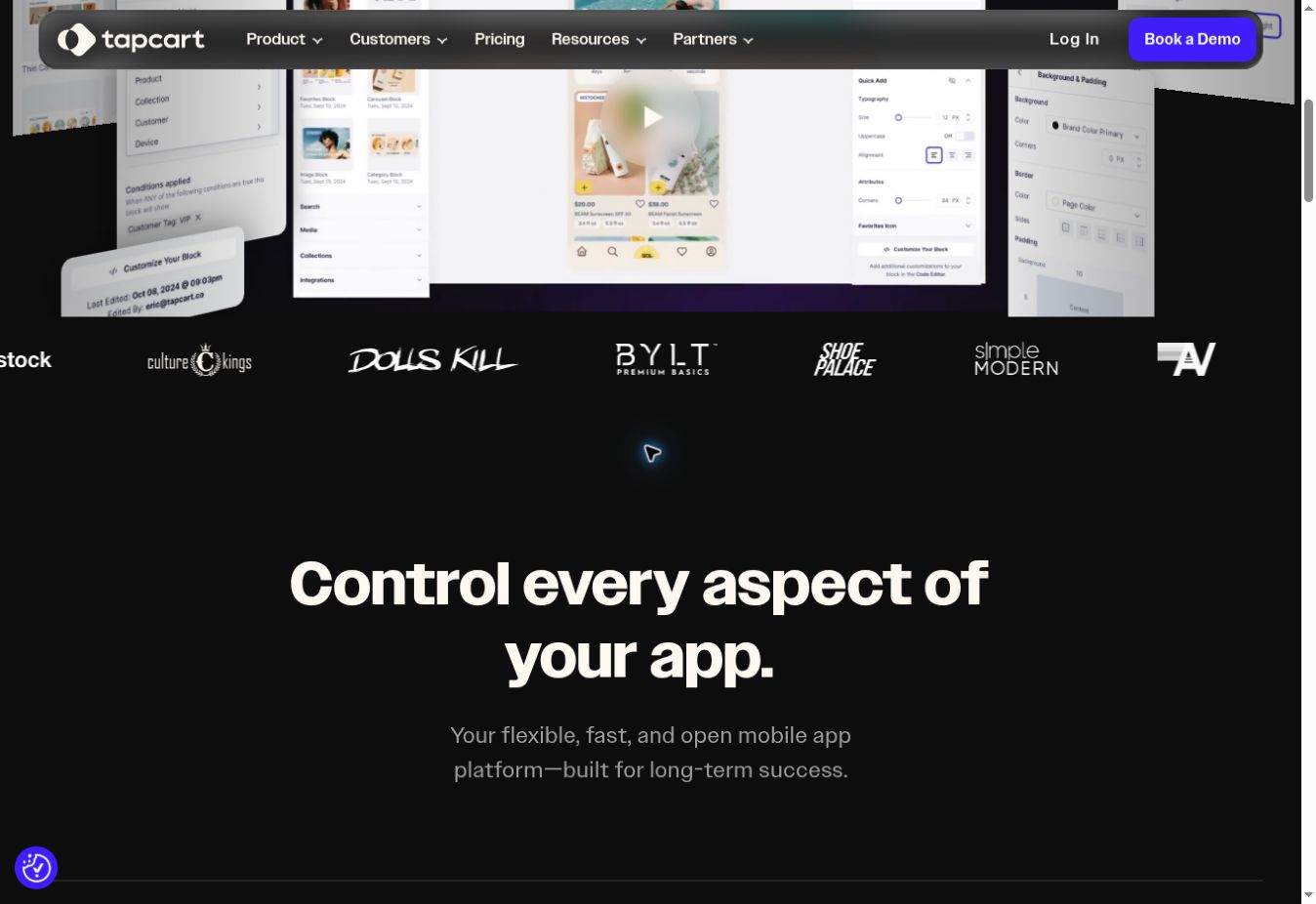 Tapcart App Studio