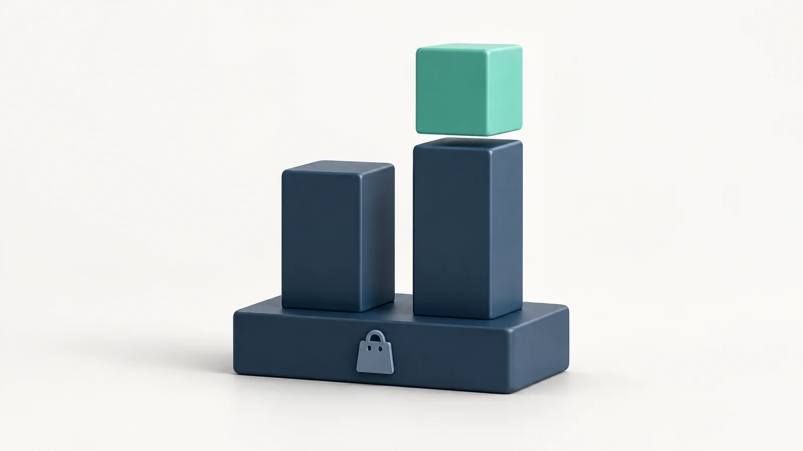 Two revenue columns, with a mint extension highlighting incremental growth.